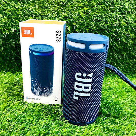 JBL S278 Waterproof Portable Speaker – Compact Cylindrical Design and Premium Cloth Woofer