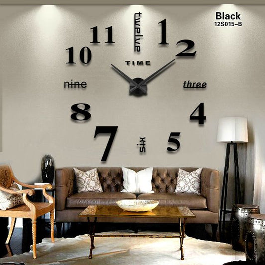 Contemporary Living Room Wall Clock– Modern Home Décor Clock