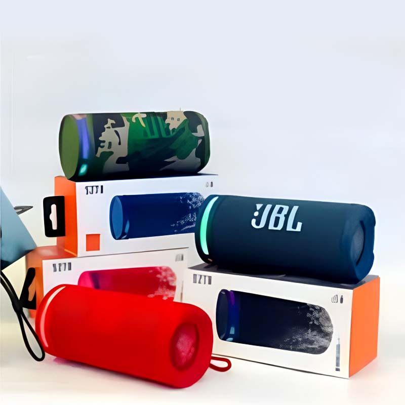 JBL S278 Waterproof Portable Speaker – Compact Cylindrical Design and Premium Cloth Woofer